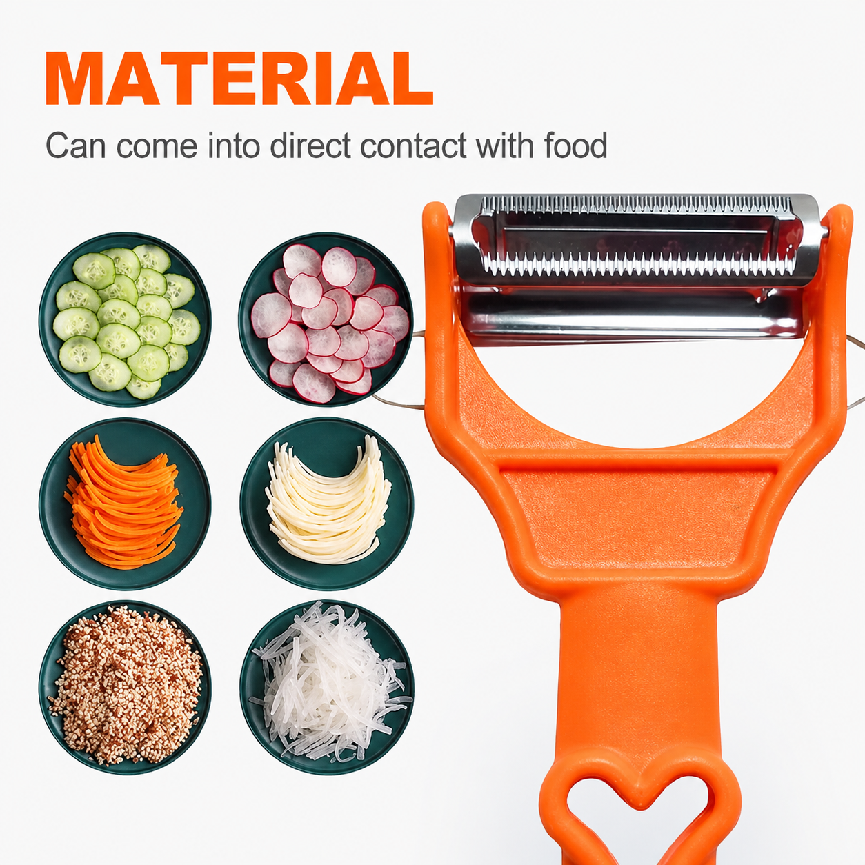🔥Last Day Sale 42% OFF🔥Multifunctional Vegetable Peeler & Slicer
