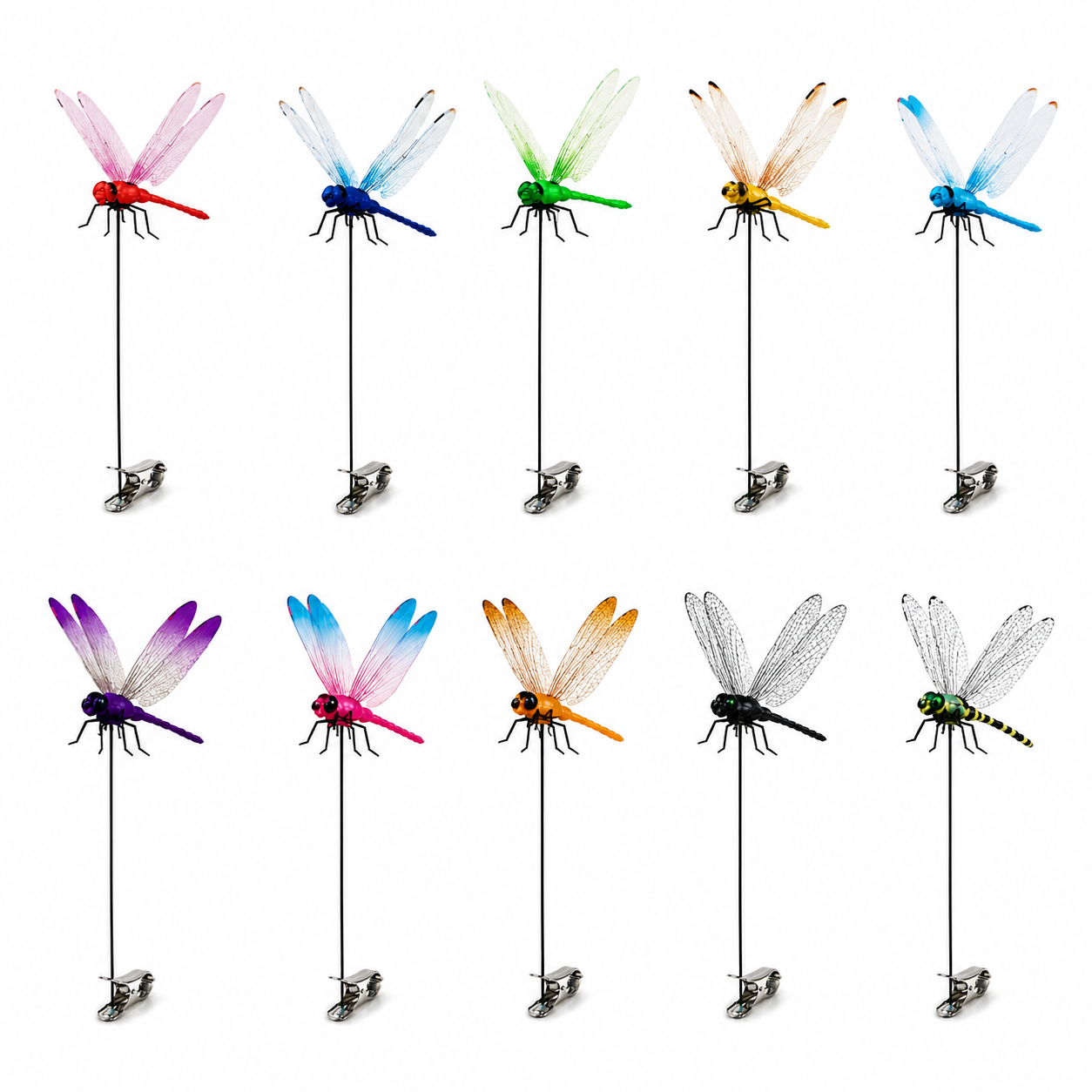 🔥Last Day Sale 48% OFF🔥3D Dragonfly Clip Insect Repellent Garden Decor