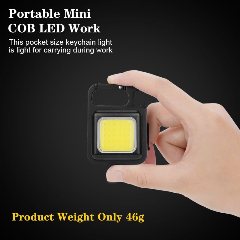 🔥Last Day Buy 1 Get 1 Free – Only $13.49 Each! 🔥Multifunctional Keychain Rechargeable Light💡