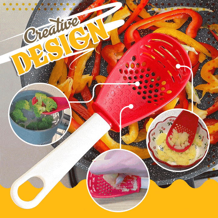 🔥LAST DAY-BUY I GET 1 FREE JUST $8.49 EACH 🔥Multifunctional Kitchen Cooking Spoon