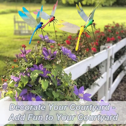 🔥Last Day Sale 48% OFF🔥3D Dragonfly Clip Insect Repellent Garden Decor