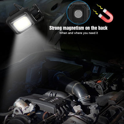🔥Last Day Buy 1 Get 1 Free – Only $13.49 Each! 🔥Multifunctional Keychain Rechargeable Light💡
