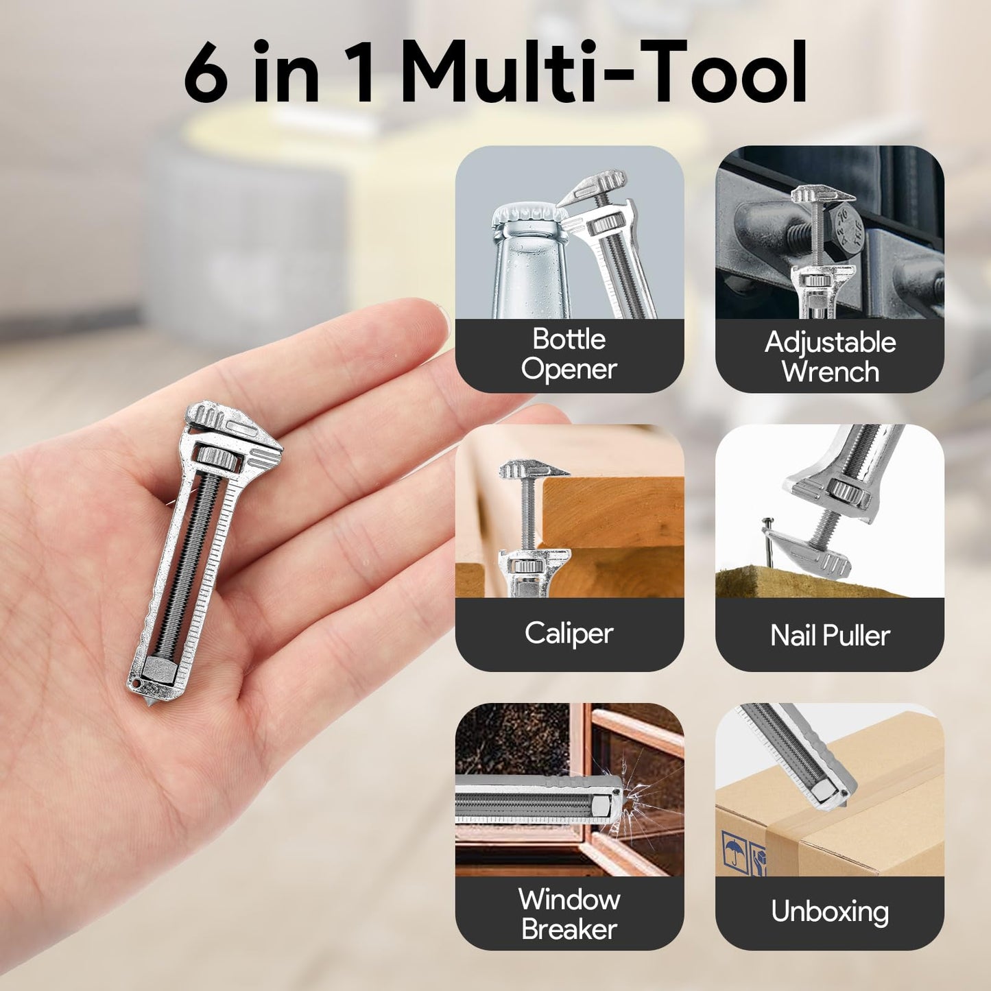 🔥Last Day Buy 1 Get 1 Free – Only $9.49 Each! 🔥Compact Multi-Function Zinc Alloy Tool