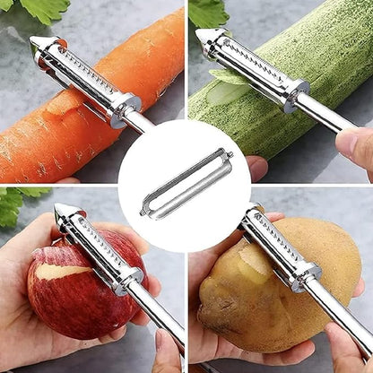 🔥Last Day Buy 1 Get 1 Free $12.49 Each🔥5-in-1 Stainless Steel Multifunctional Veggie Peeler