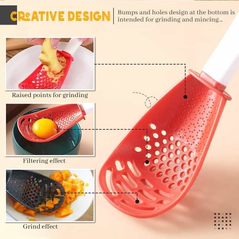 🔥LAST DAY-BUY I GET 1 FREE JUST $8.49 EACH 🔥Multifunctional Kitchen Cooking Spoon