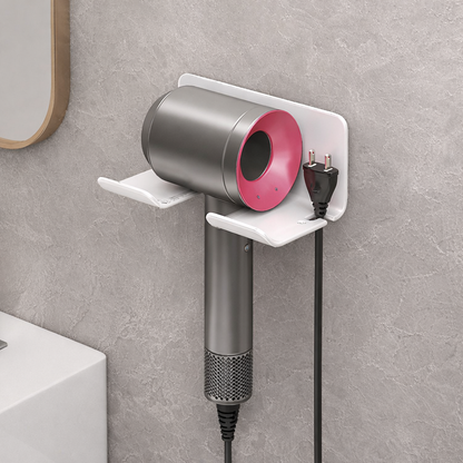 No-hole-punching hair dryer stand