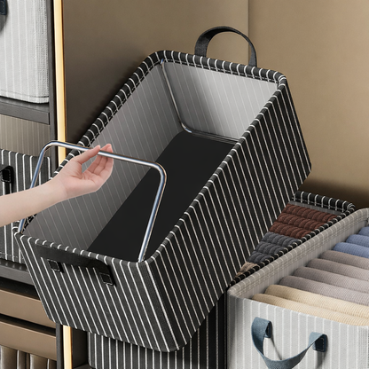 Large-capacity clothing storage box