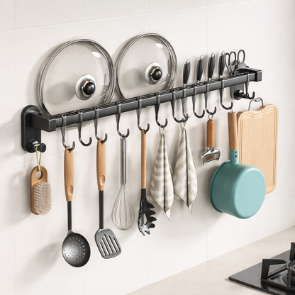 Hole-free kitchen hook