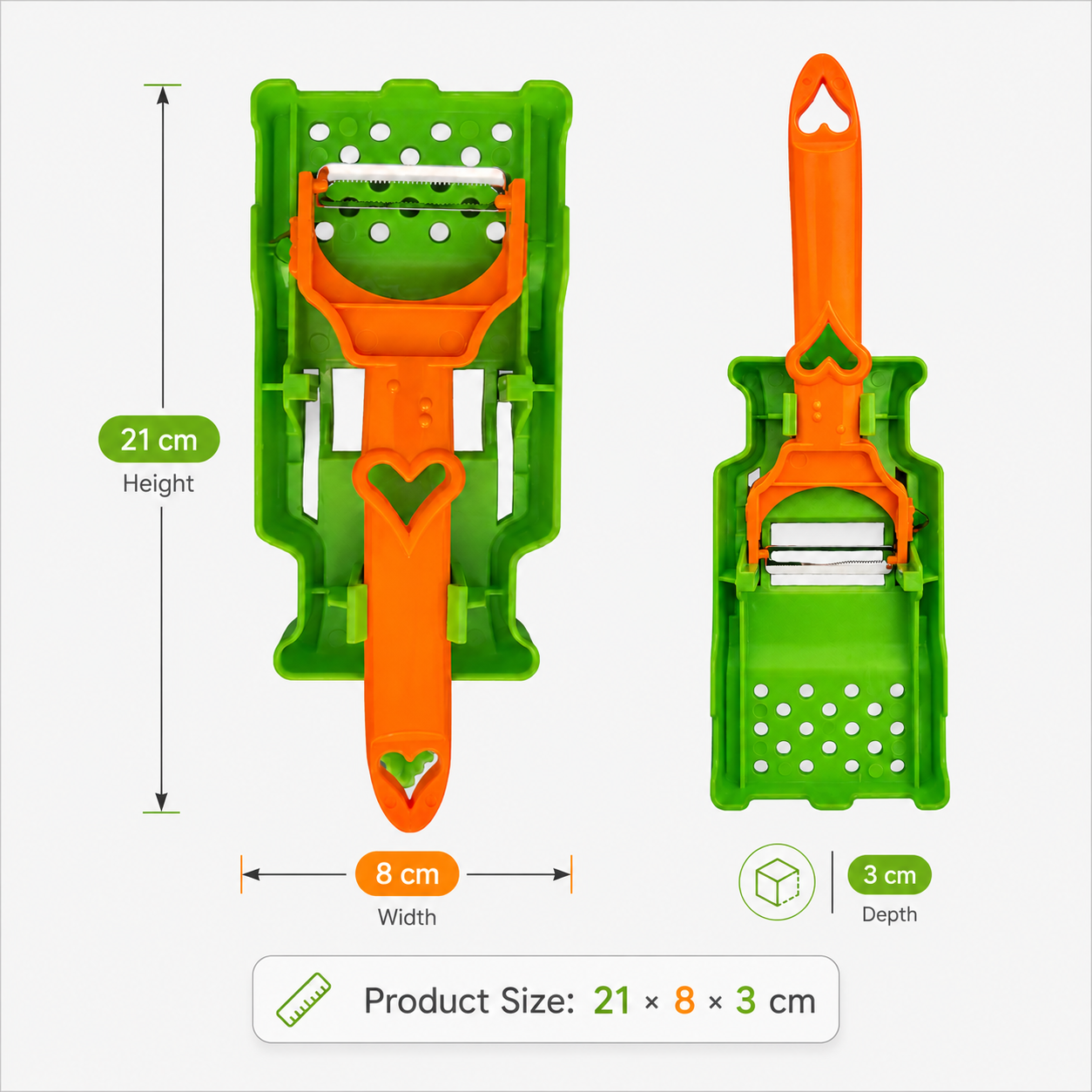 🔥Last Day Sale 42% OFF🔥Multifunctional Vegetable Peeler & Slicer