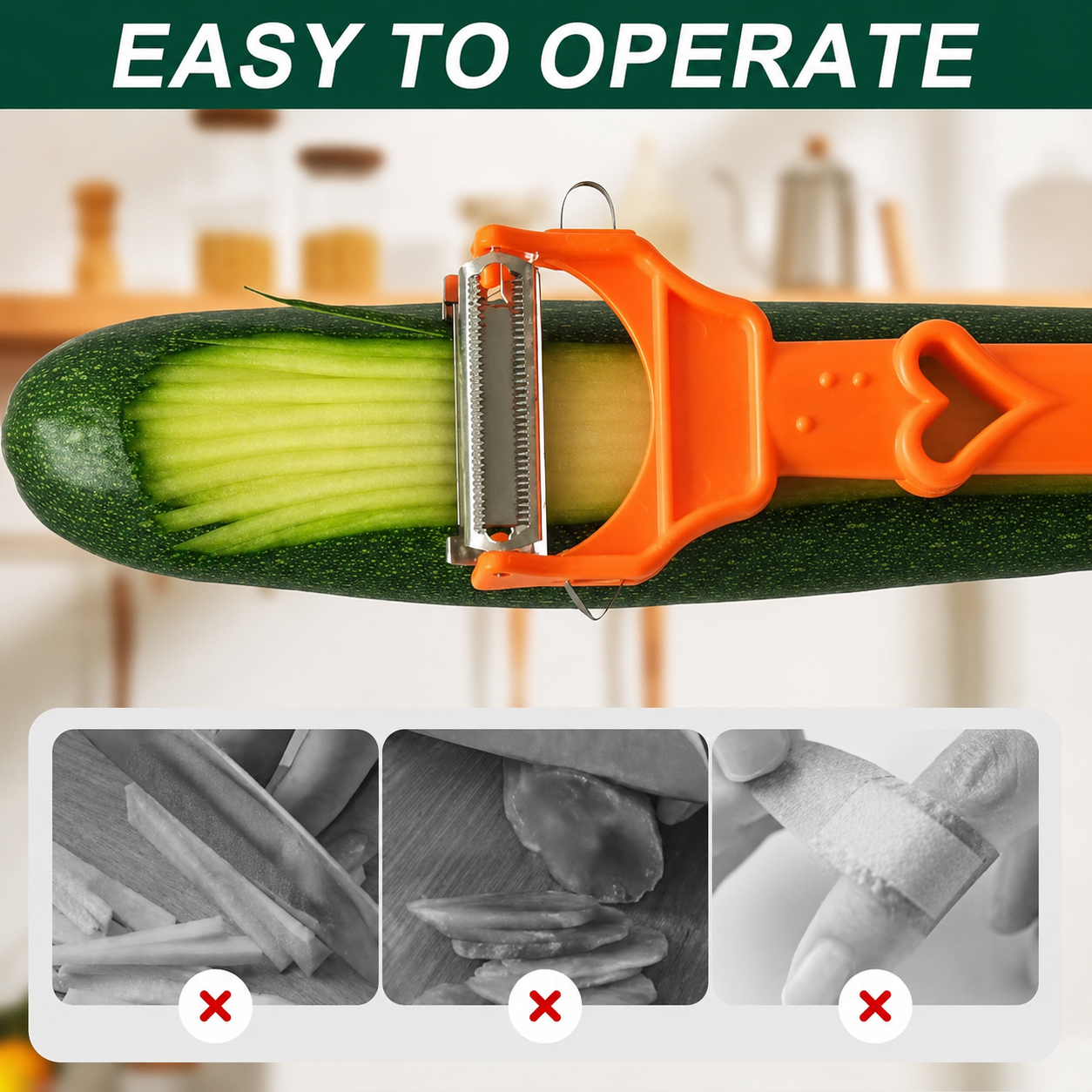 🔥Last Day Sale 42% OFF🔥Multifunctional Vegetable Peeler & Slicer