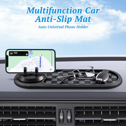 🔥LAST DAY-BUYIGET1 FREE JUST $18.49 EACH 🔥 360° Rotating Car Anti-Slip Dashboard Mat & Phone Holder
