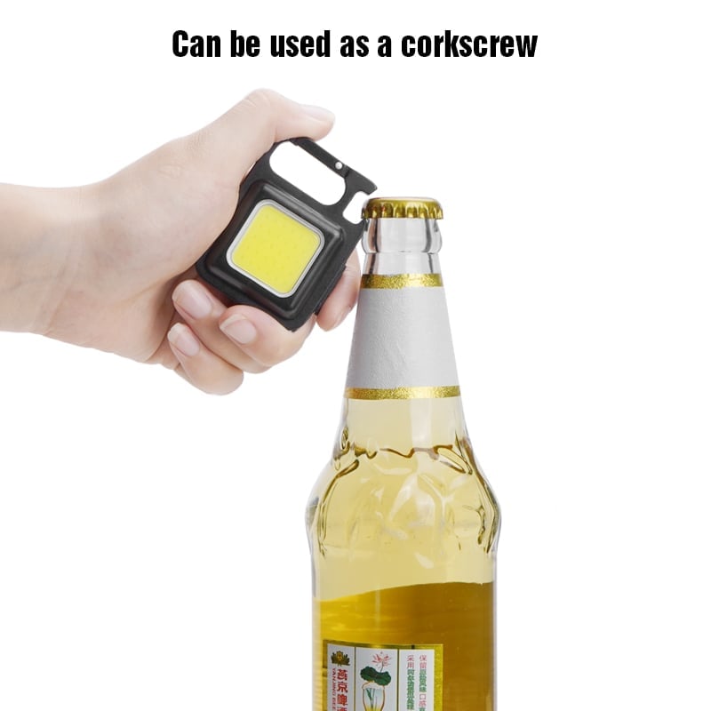 🔥Last Day Buy 1 Get 1 Free – Only $13.49 Each! 🔥Multifunctional Keychain Rechargeable Light💡